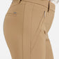 Diagonal Zip Pockets Pull-On Pants
