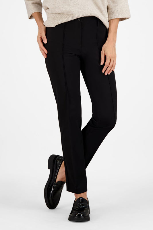 Cigarette Leg Raised Stitch Pants
