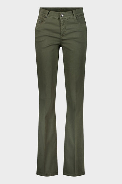 Brushed Cotton Flared Pants