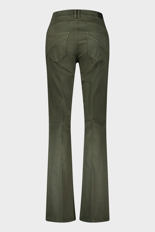 Brushed Cotton Flared Pants