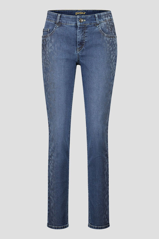 Python Speckled Slim Jean