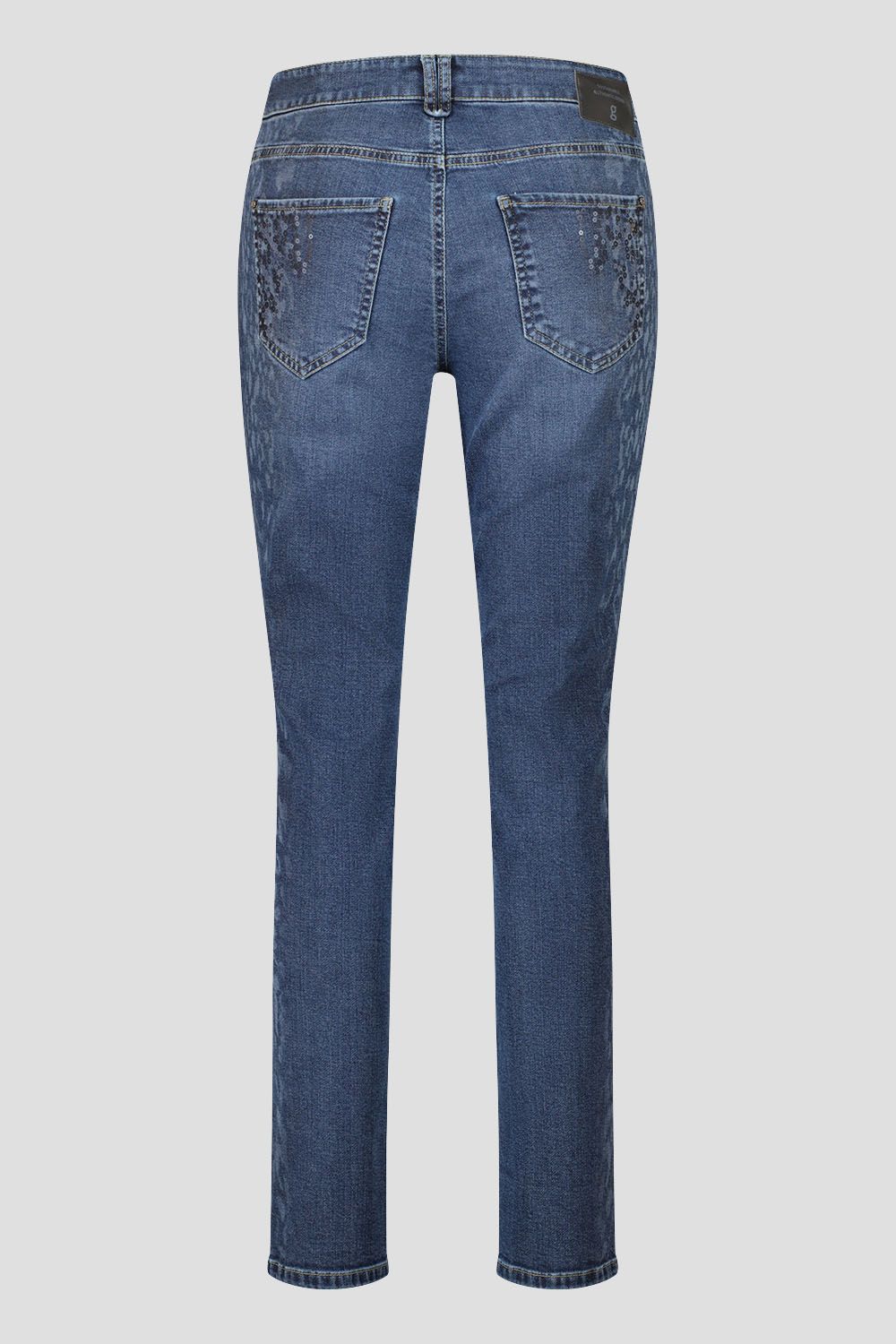 Python Speckled Slim Jean