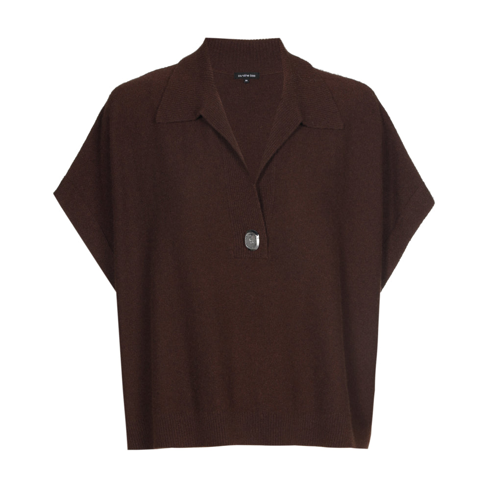 Cropped Pullover Poncho