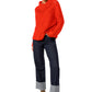 Cropped Jeans w. Wide Cuffs