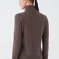 Deluxe Cashmere Rib-Zip Cardigan