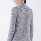 Wool Herringbone Knit Blazer
