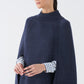 Double Slit Wool Caponcho