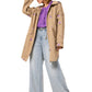 Hooded Unlined Parka W/Embroidered Florets