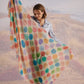 Painted Polka Dots Wool Scarf