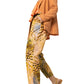 Leopard Print Belted Baggy Pant