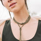 Pyrite Lariat Necklace