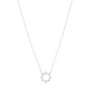 Circle Motif Sterling Necklace