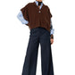 Cropped Pullover Poncho