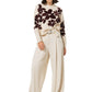 Floral Velour Bedazzled Sweater