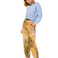 Leopard Print Belted Baggy Pant