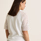 Crochet Sleeves Cotton Top