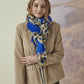 Patterned LOVE Wool Scarf