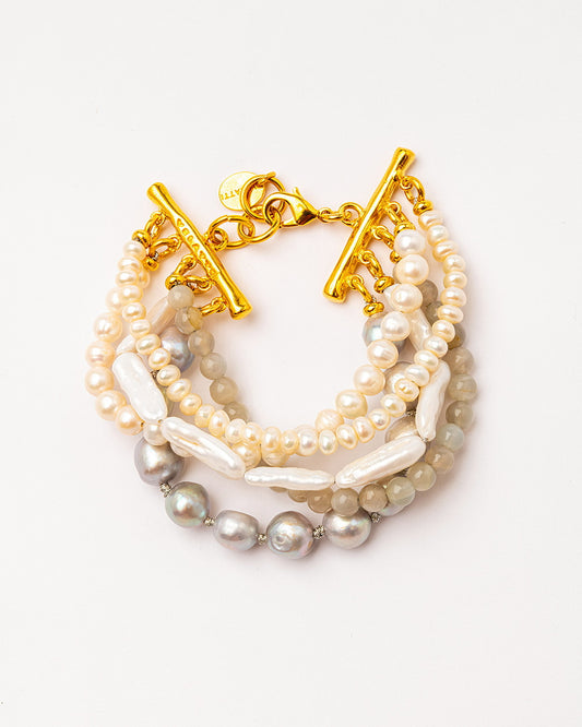 Freshwater Pearls Multi-Strand Bracelet