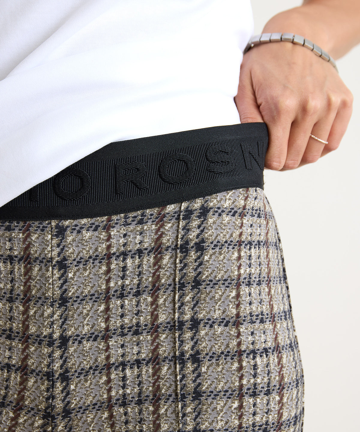 Autumn Glencheck Pull-On Pants