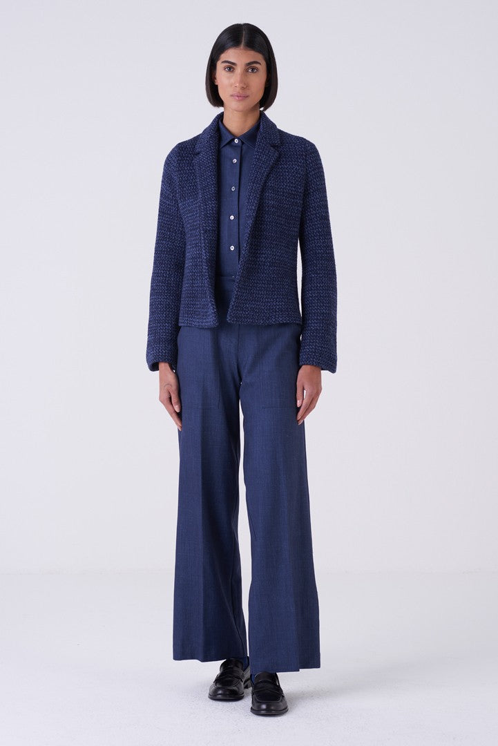 Bell Sleeve Italian Tweed Jacket