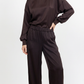 Sparkle Mock-Neck Silky Sweater