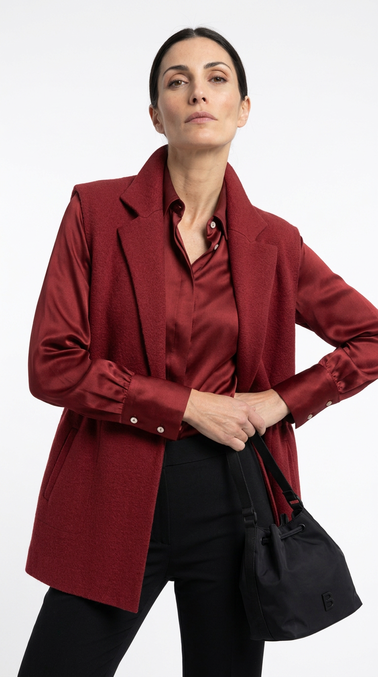 Cinched Cashmere Knit Vest