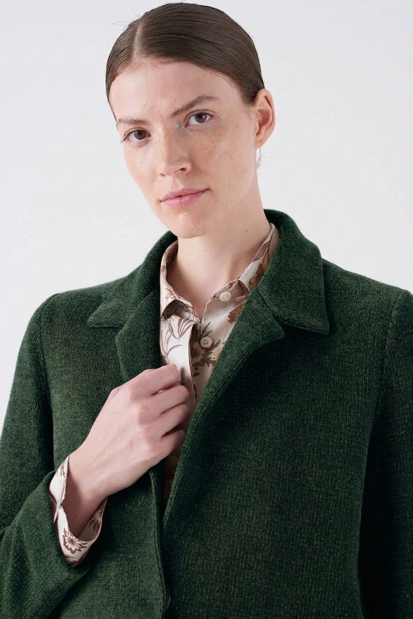 Chenille Knit Blazer