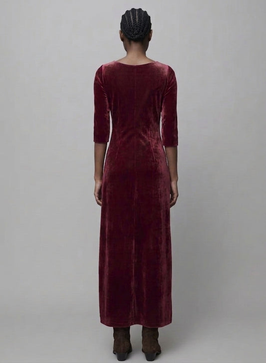 Maxi Velvet Dress