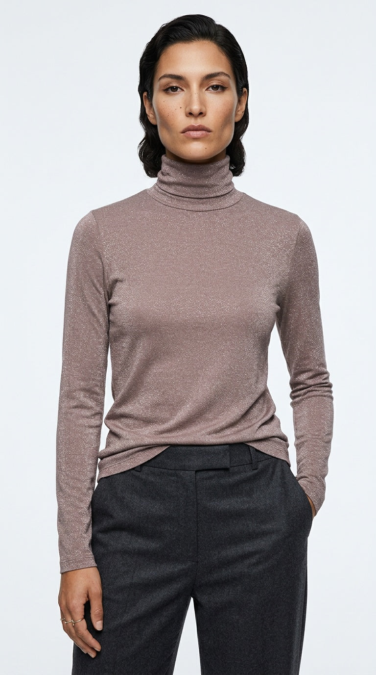 Metallic Sparkley Turtleneck