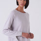 Cashmere-Blend Sparkle Cuffs Sweater