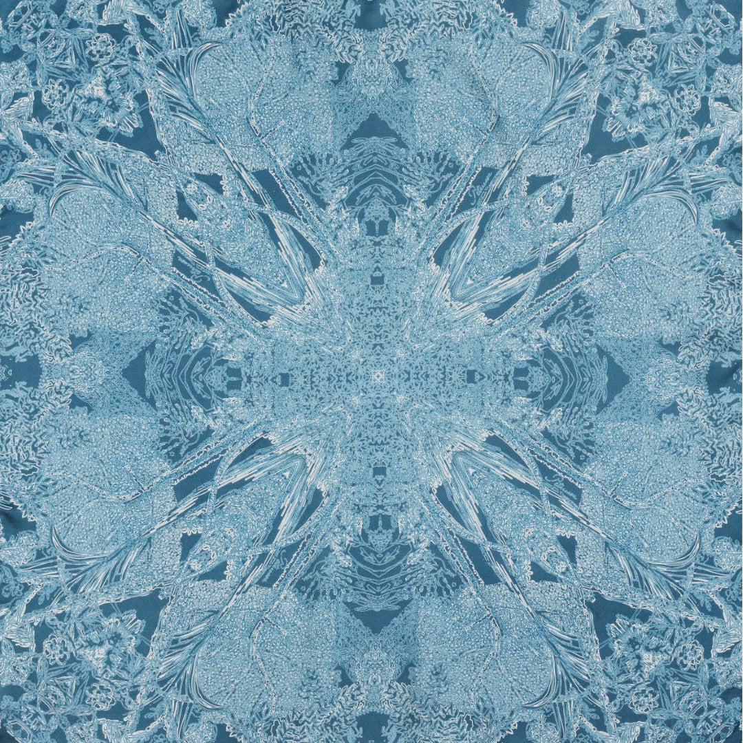 Kaleidoscope Printed Silk Square