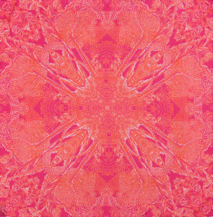 Kaleidoscope Printed Silk Square