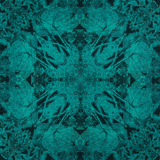 Kaleidoscope Printed Silk Square