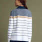 Luxe Striped Knit Blazer