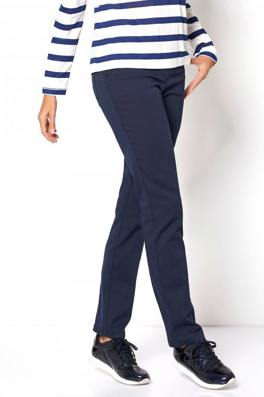 Elasticized Waistband Pull-On Trousers