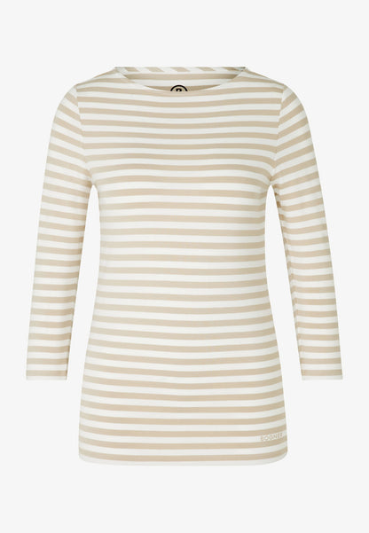 Boat Neck Striped Tee