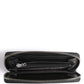 Calfskin Leather Zip Wallet